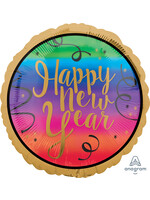 18" Colorful New Year Balloon
