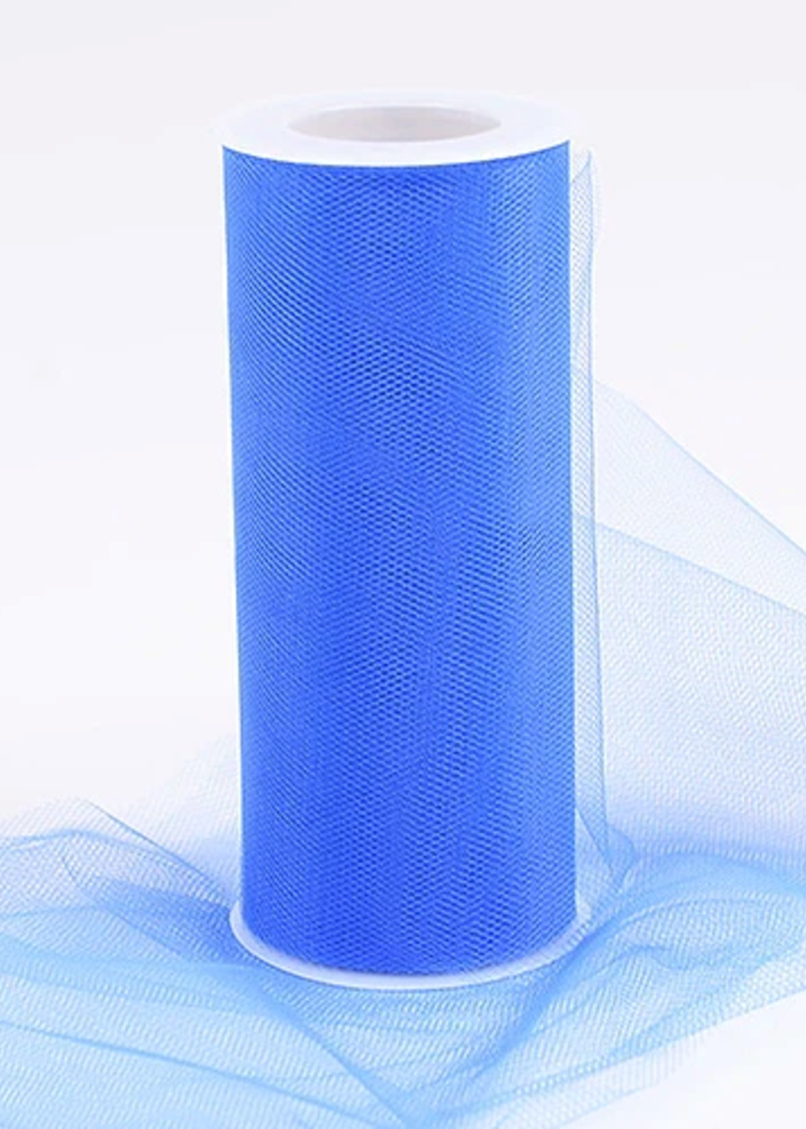 Royal Blue 6 Inch Tulle Fabric Roll 25 Yards