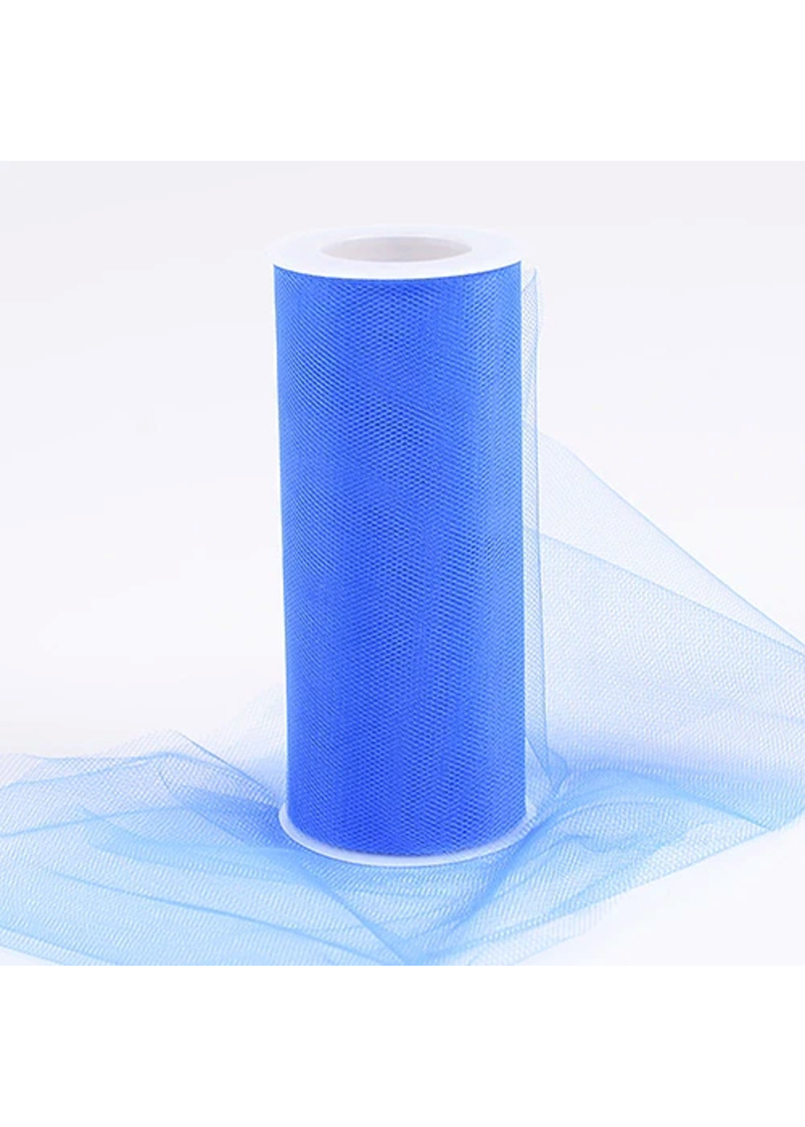 Royal Blue 6 Inch Tulle Fabric Roll 25 Yards