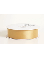 1/4 Inch Old Gold Satin Ribbon 100 Yards