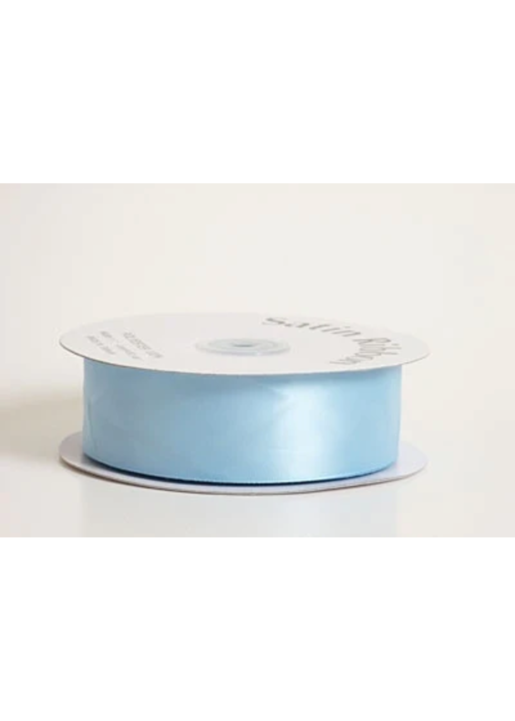 1/4 Inch Light Blue Satin Ribbon 100 Yards