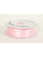 1/4 Inch Light Pink Satin Ribbon 100 Yards