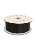 1/4 Inch Black Satin Ribbon 100 Yards