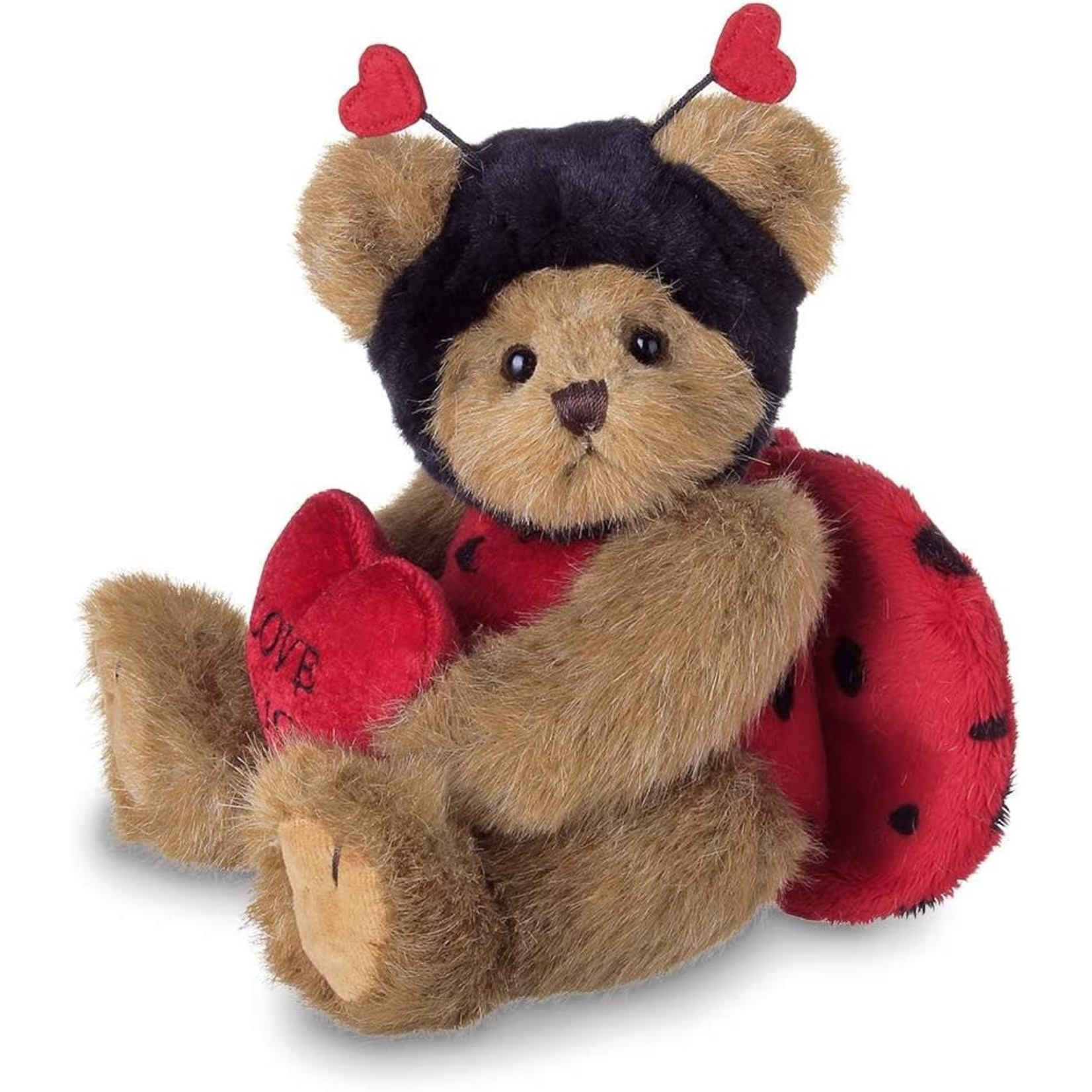Love Bug Stuffed Animal Teddy Bear Holding Heart, 10 inch Party Hunterz®