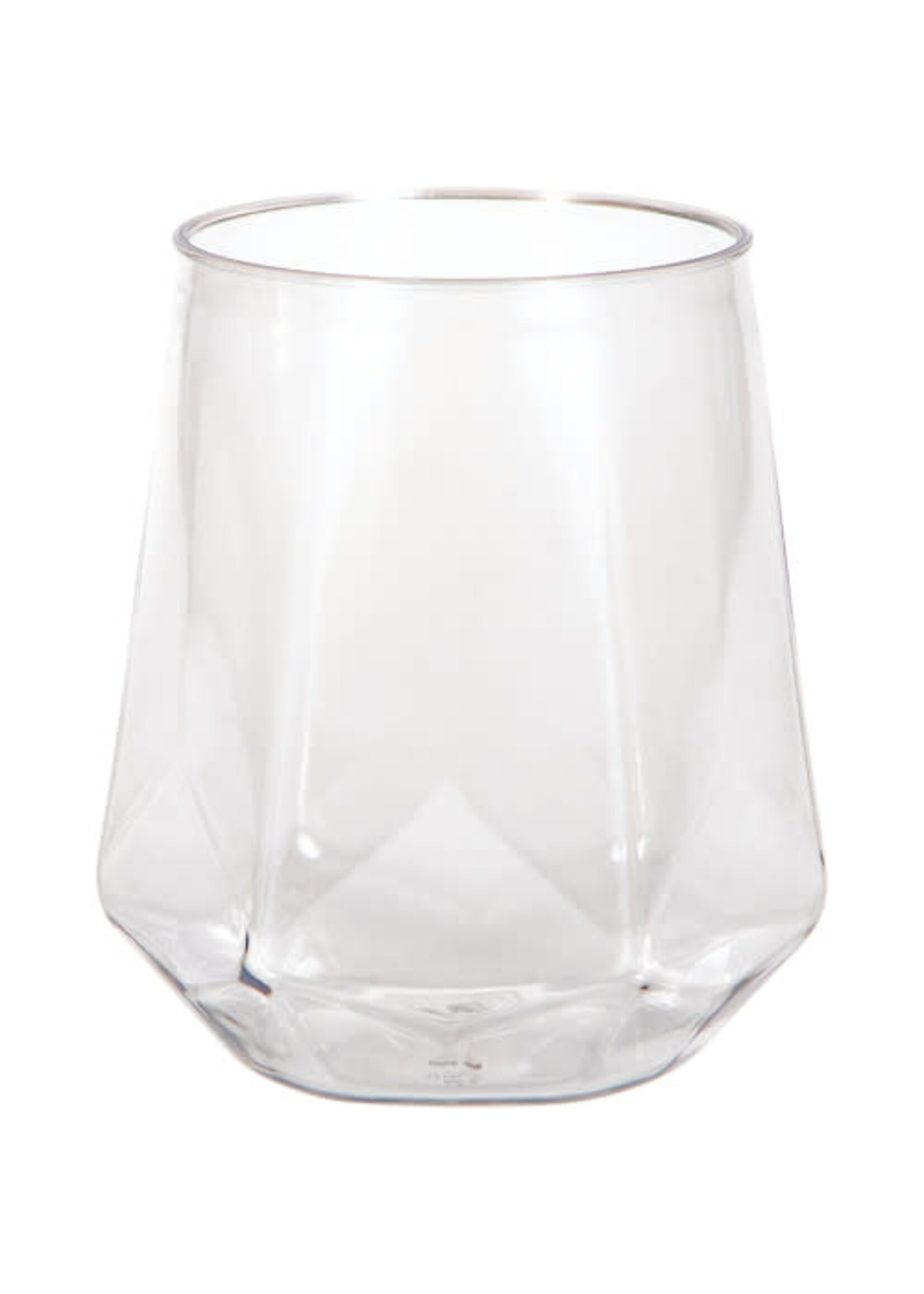 STEMLESS 14OZ WINE PL 6/4CT FRACTAL