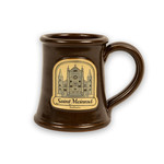 Handcrafted Brown Ceramic Saint Meinrad Mug