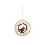 Cardinal Globe Ornament