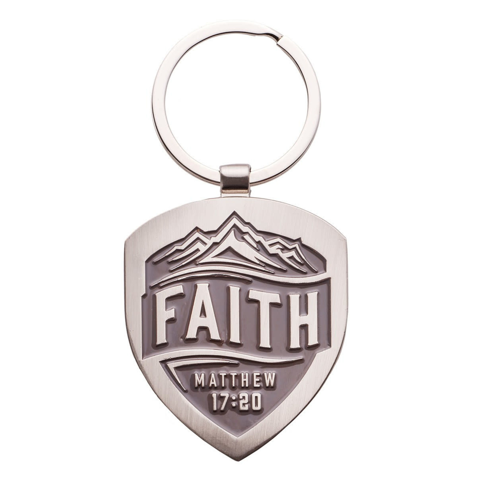 Metal Mountain Vista Faith Key Chain Archabbey Gifts