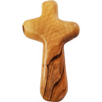 Olive Wood Handheld Comfort Cross Cross & Pocket Prayer