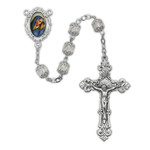 Crystal Capped Our Lady of Sorrow Rosary