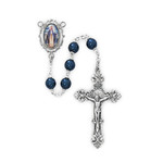 Our Lady Grace Blue Pearl 7mm Rosary