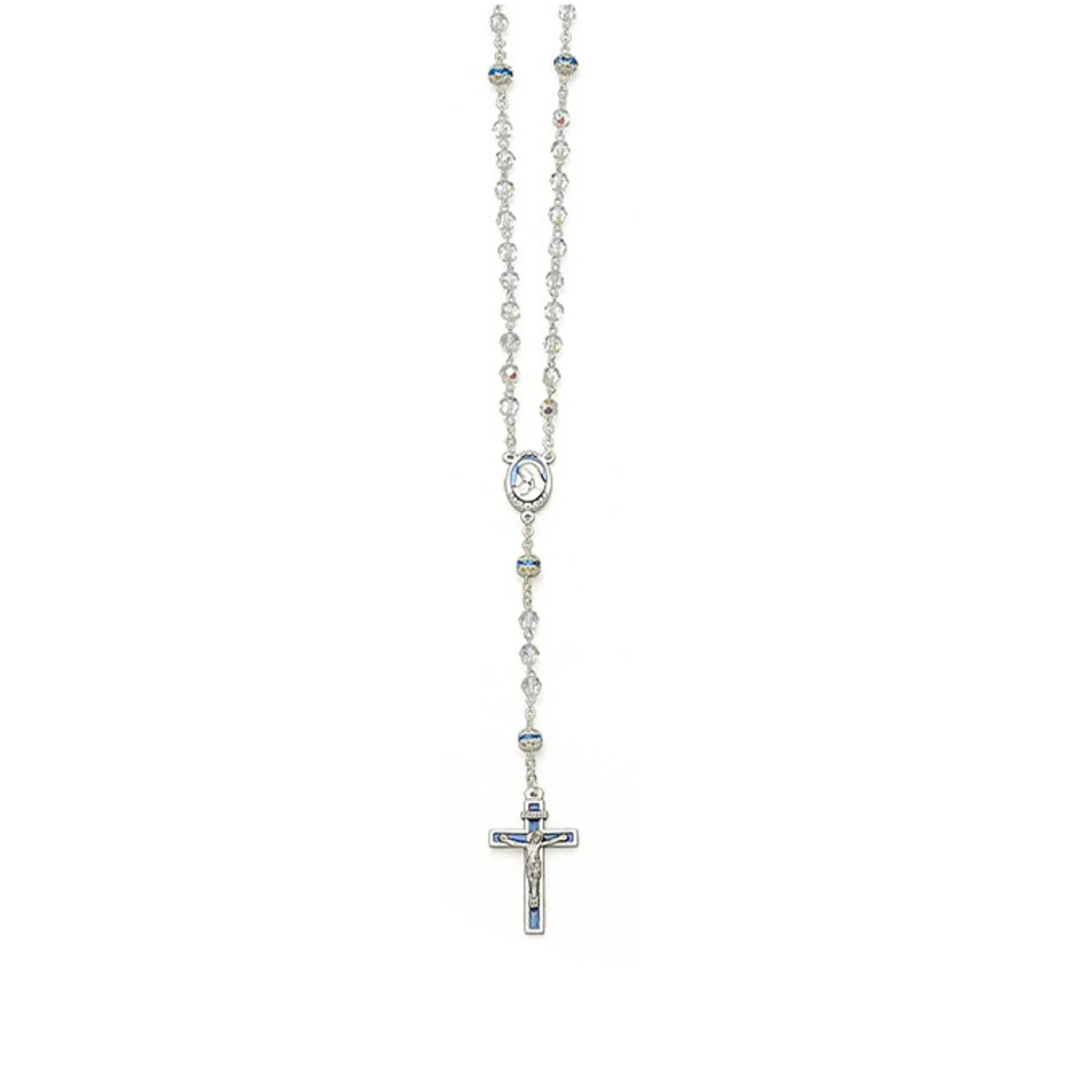 Czech Crystal Multi-Faceted Rosaries