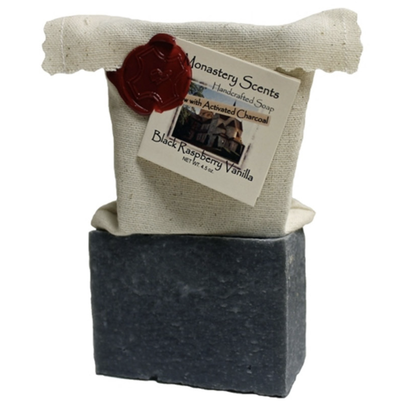 Monastery Creations All Natural Charcoal Soap