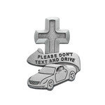Don't Text and Drive Visor Clip