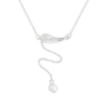 Dainty Wing Necklace - Silver