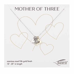 Many Hearts Mother of Three Necklace