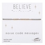 Morse Code Bracelet - Believe