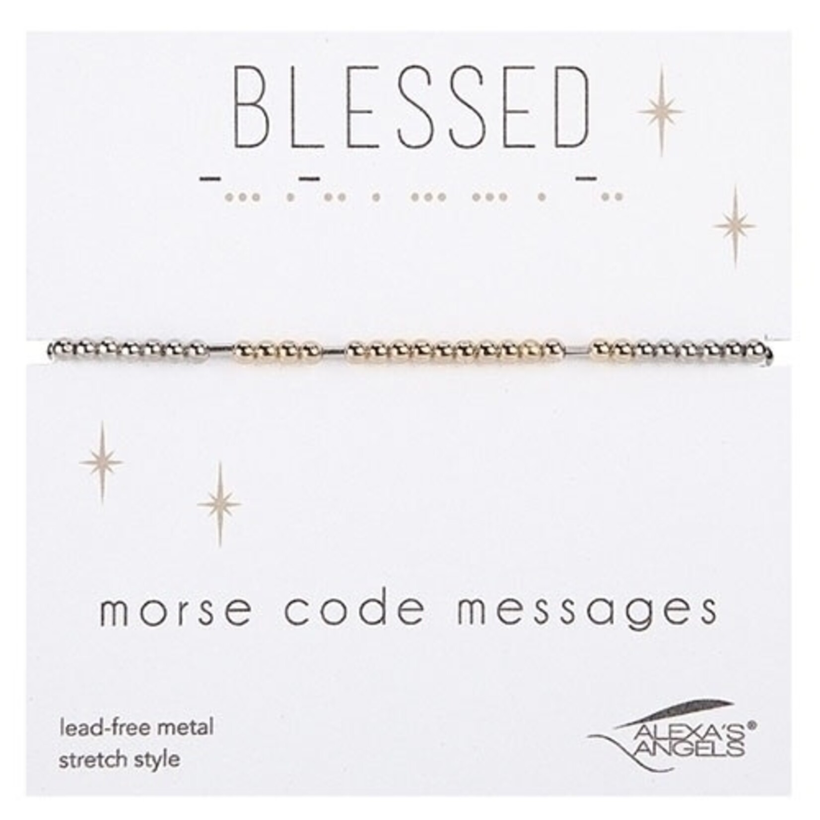 Morse Code Bracelet - Blessed