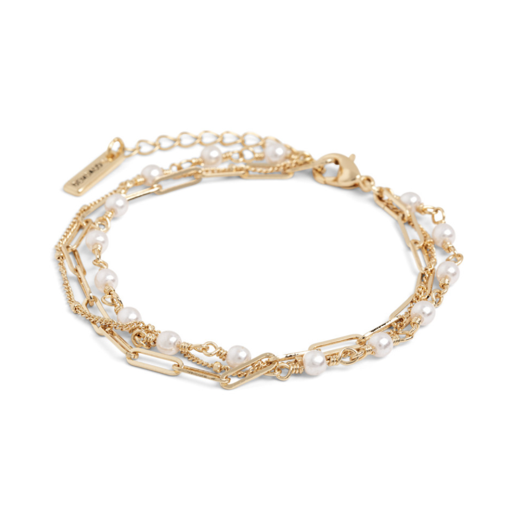 Gold Pearls From Within Bracelet