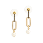 Gold Pearls From Within Earrings