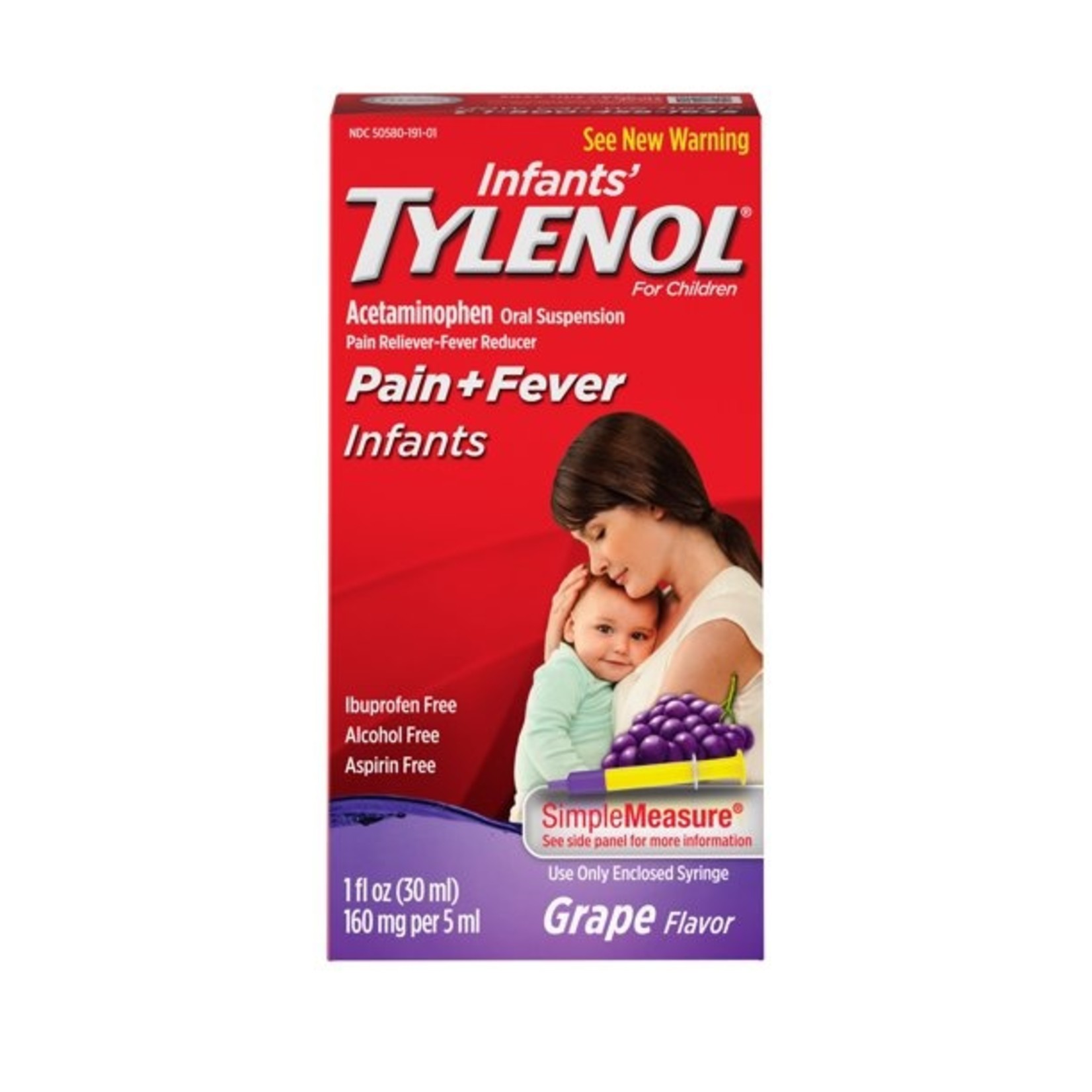 Tylenol Infant Drops - Grape - 1oz