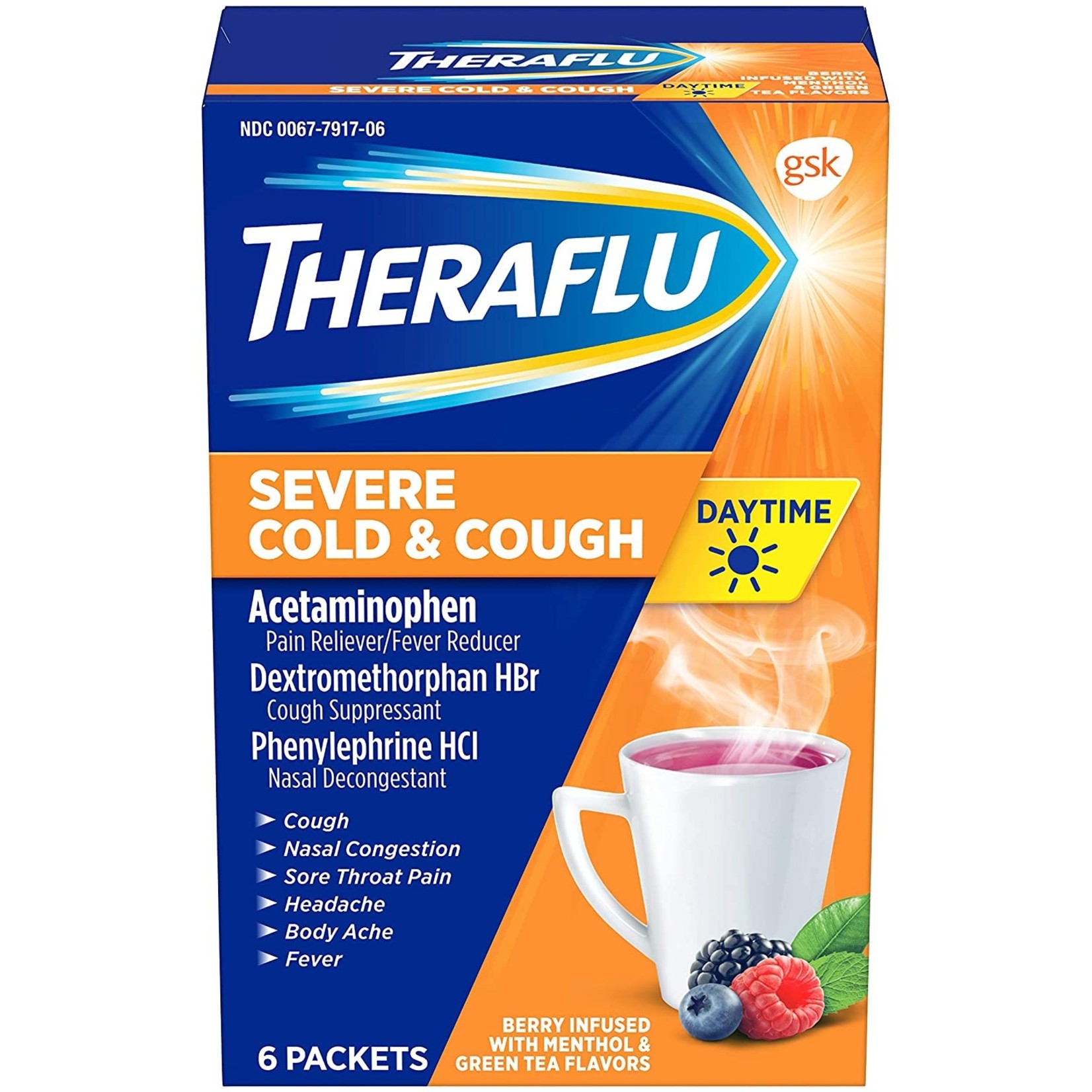 TheraFlu Severe Cough & Cold Daytime Powder
