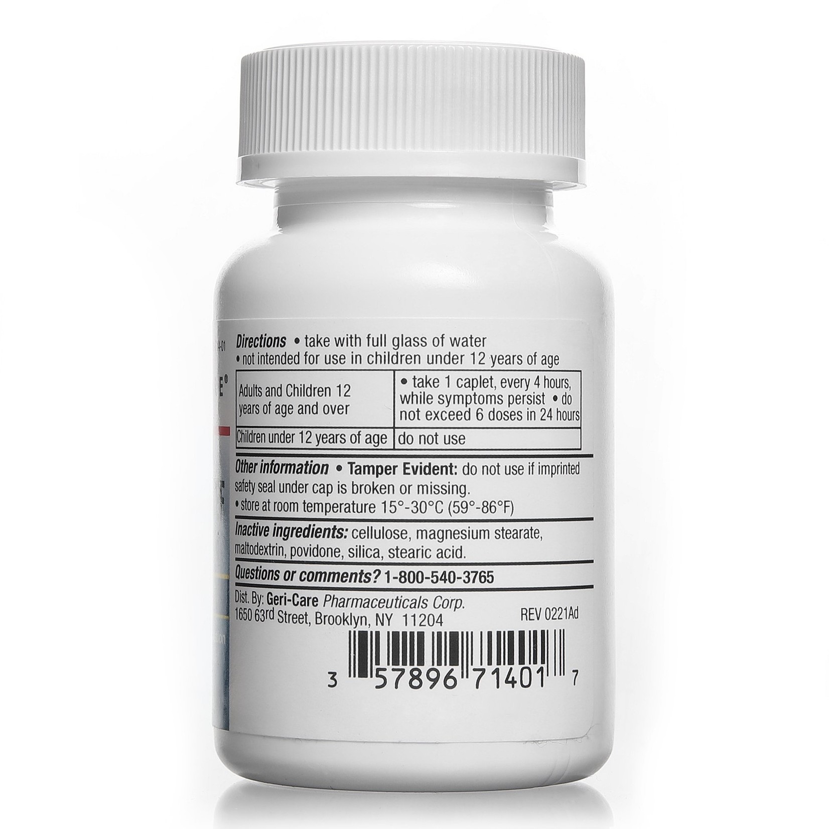 Cold And Cough Relief 400 Mg Strength Tablet 100ct Hsa Depot