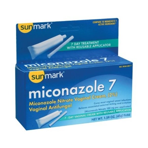 Sunmark Vaginal Antifungal 2% Strength 100mg Cream 1.59oz Tube