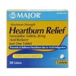 Major Heartburn Relief Famotidine 20 mg