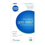 ready in case Gas Relief 125mg softgel capsules, 10ct.