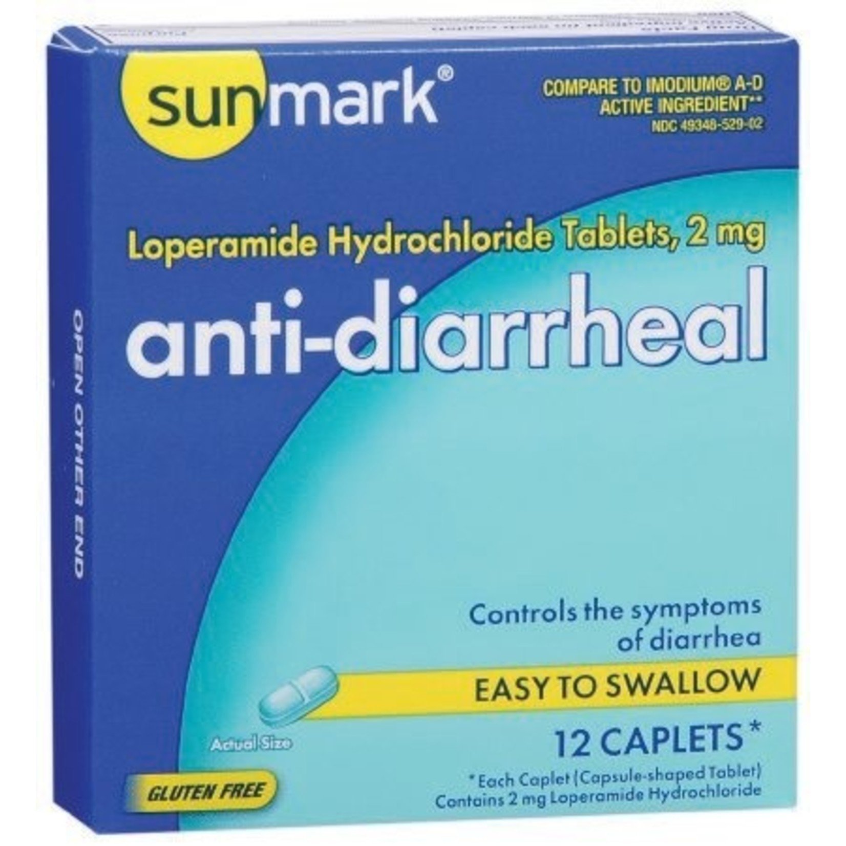 Sunmark Anti-Diarrhea 2mg 12ct.