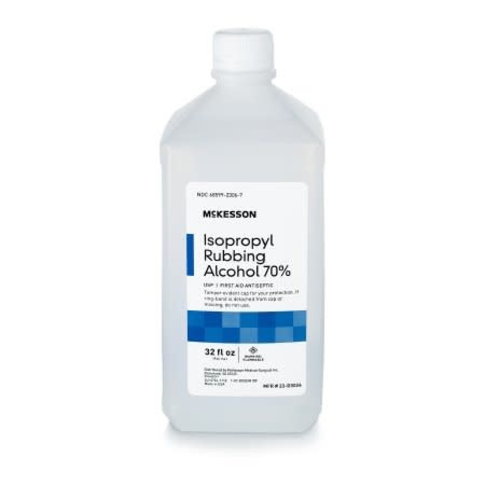 McKesson Antiseptic Topical Isopropyl Rubbing Alchohol 70percent 32 oz.