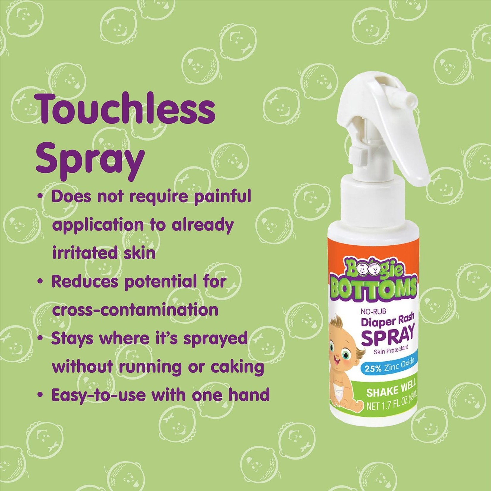 BoogieBaby Diaper Rash Spray  1.7oz