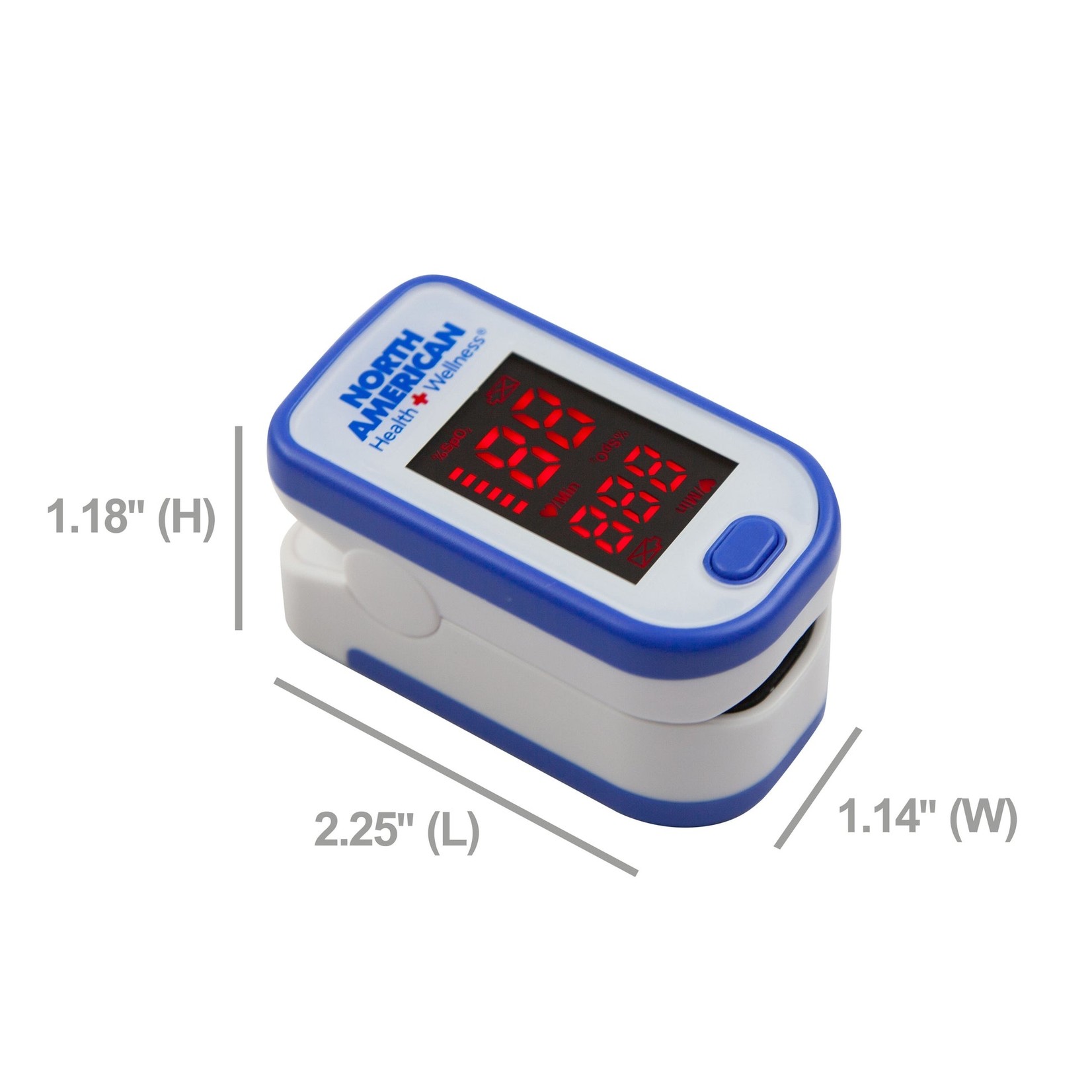 North American Wellness+ Oximeter & Pulse Meter