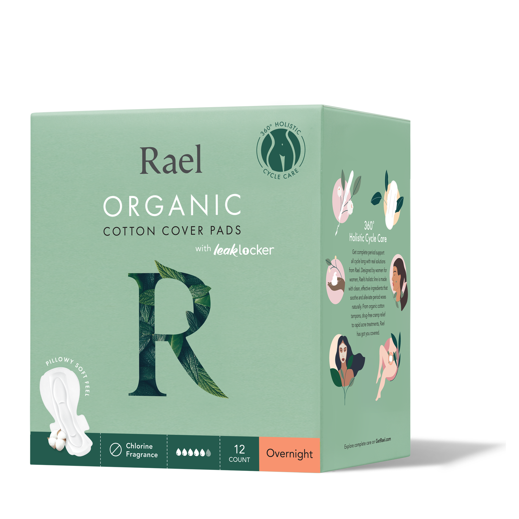 Rael Feminine Pad Organic Cotton - Overnight