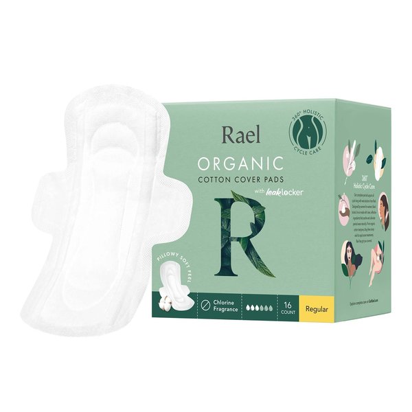 Rael Feminine Pads Organic Cotton - Regular