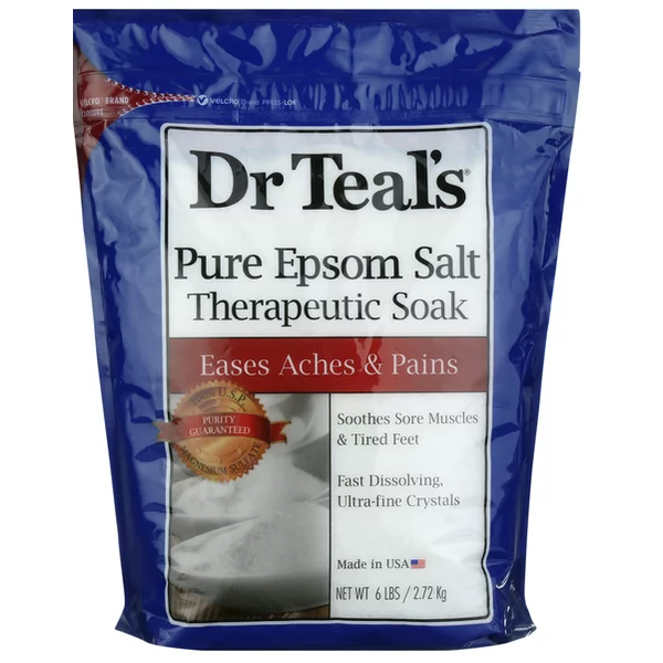 Dr. Teal's Theraputic Soak (Epsom Salt) 6lbs