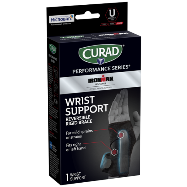 CURAD Performance Series IRONMAN Wrist Support, Reversible, Universal