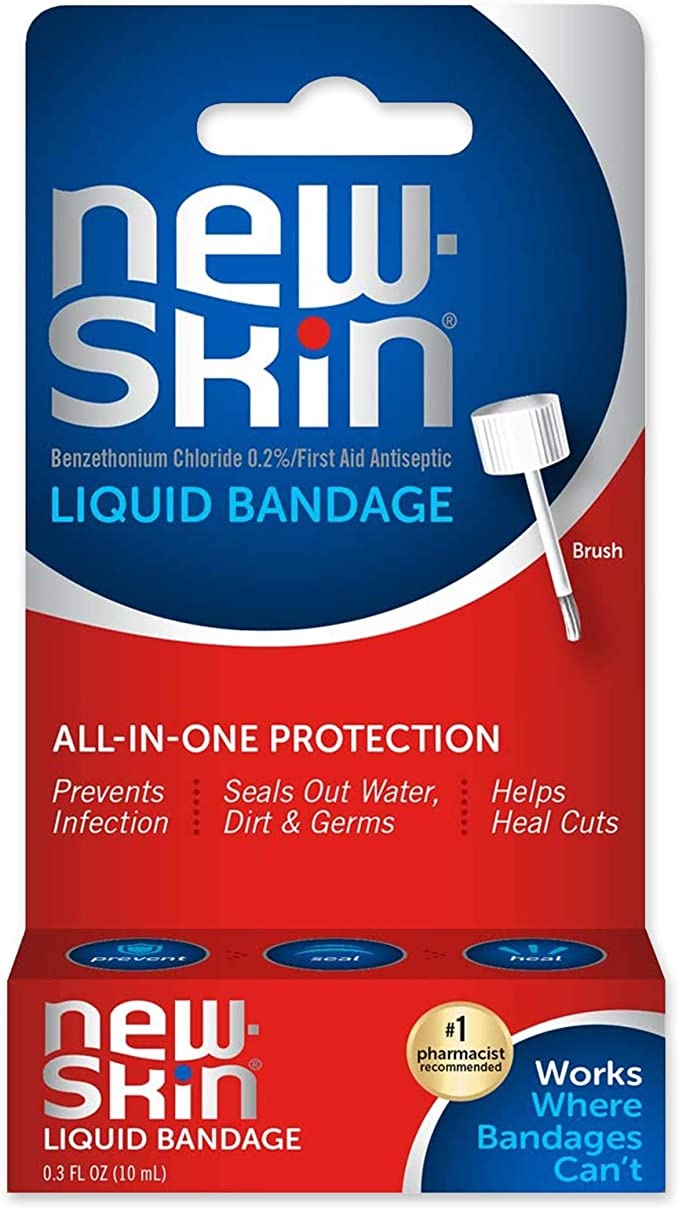 New-Skin Liquid Bandage, Waterproof Bandage for Scrapes and Minor Cuts, 0.3  fl oz