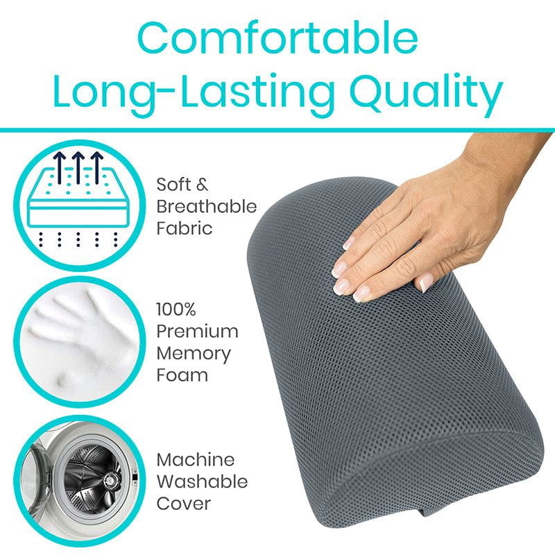 4 Inch Half Moon Lumbar Cushion - Lindsey Medical Supply