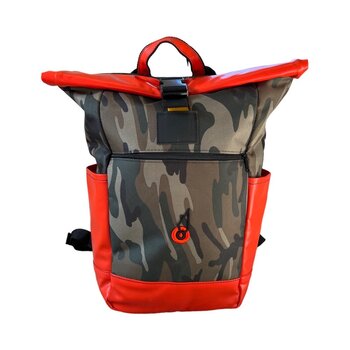 The Rugged Roll Top Backpack-camo