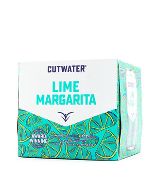 Cutwater Cutwater Tequila Lime Margarita RTD 12oz 4pk Cutwater Cutwater Tequila Lime Margarita RTD 12oz 4pk