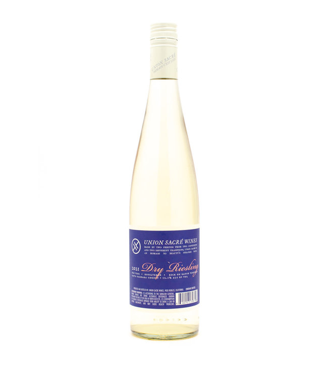 Union Sacre Wines Dry Riesling 2021