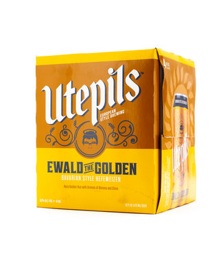Utepils Utepils Ewald the Golden Hefeweizen 4pk 16oz