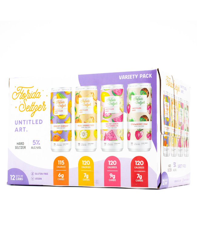 Untitled Art Florida Seltzer Variety Pack #2 12oz 12pk