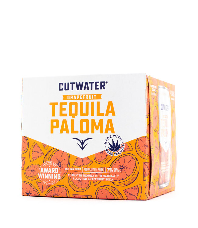 Cutwater Tequila Paloma RTD Cocktail 12oz 4pk