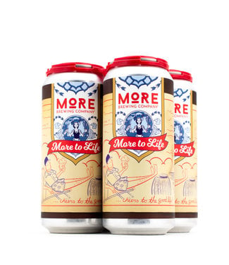 MORE MORE More to Life American Lager 4pk 16oz