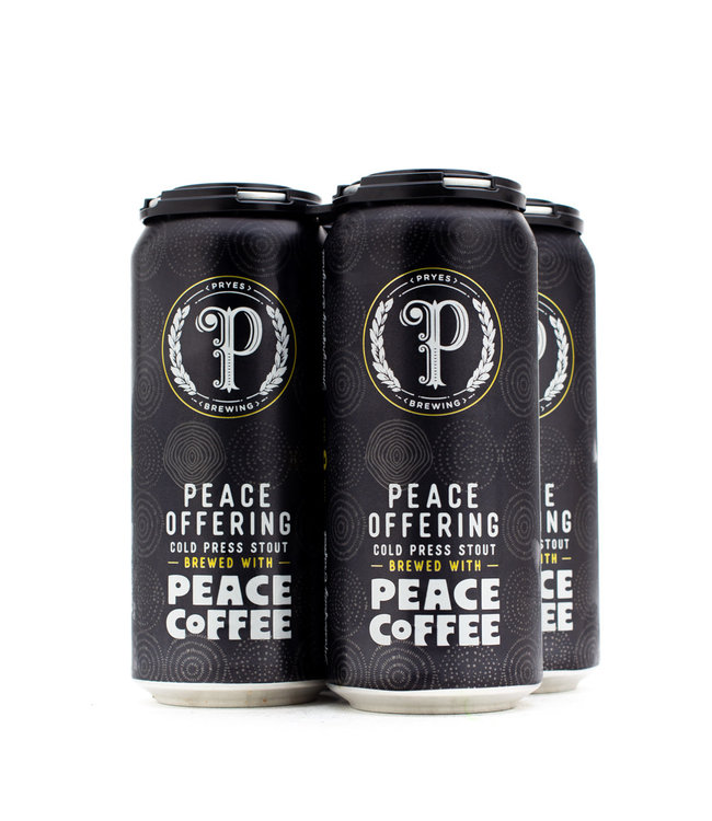 Pryes Peace Offering Cold Press Stout 16oz 4pk