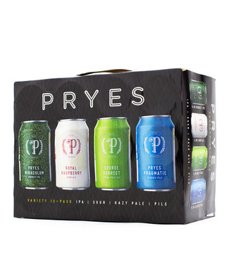 Pryes Pryes Variety Pack 12oz 12pk