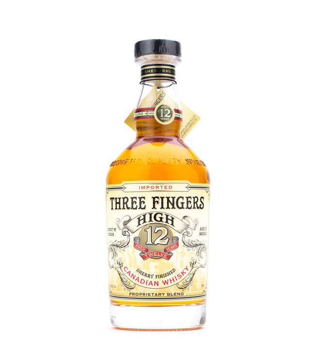 Three Fingers High 12 Canadian Whiskey 750ml